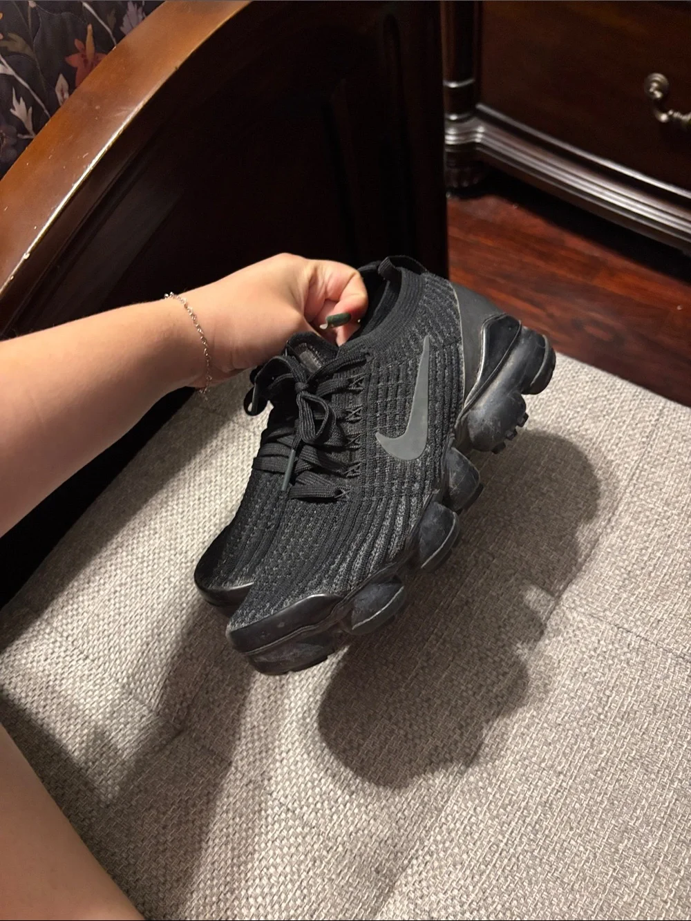 Nike triple black vapor Max flyknit 3